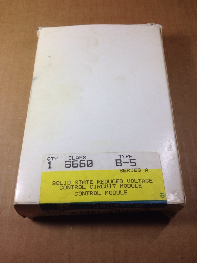 Square D 8660-B-5, 8660B5, 8660B-5 ShipSameDay W2/3 Days Shipping BOX “B”#1614B4