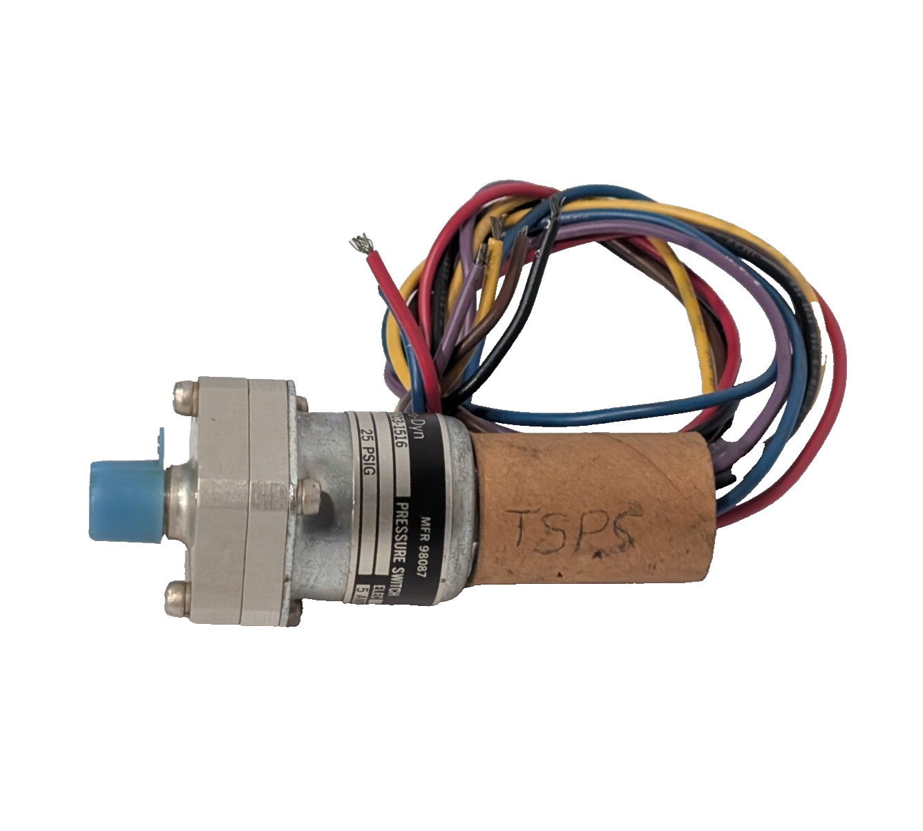 ITT Neo-Dyn 115P1CC3-1516 Pressure Switch 98087, 25PSIG, 5A, 125/250VAC