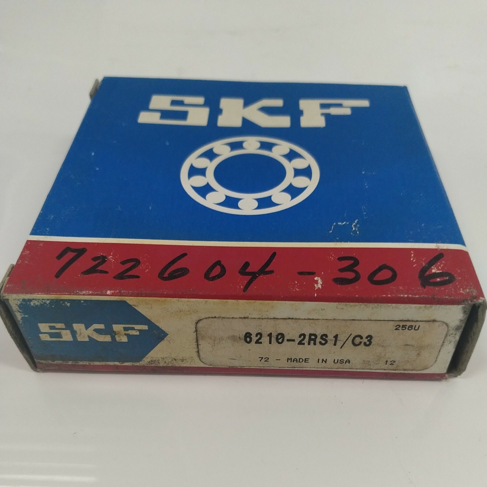 SKF BEARING 6210-2RS1/C3