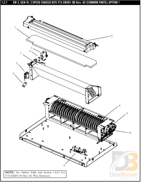 BLOWER ASSY EM-2 12VDC 54-00646-01