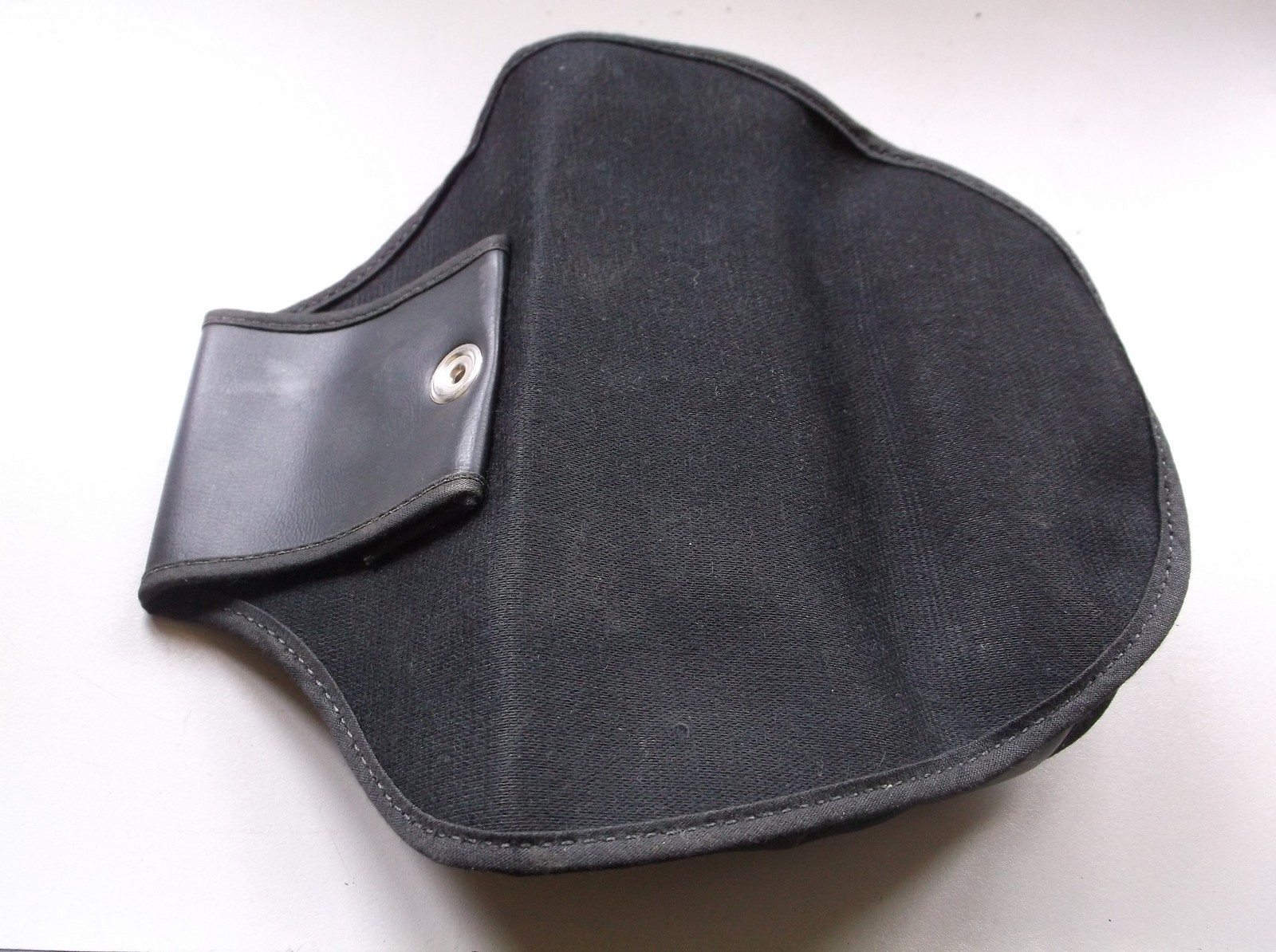 NEW Black Vinyl Leather Look Tool Bag, Hooks to Belt *FREE SHIPPING*