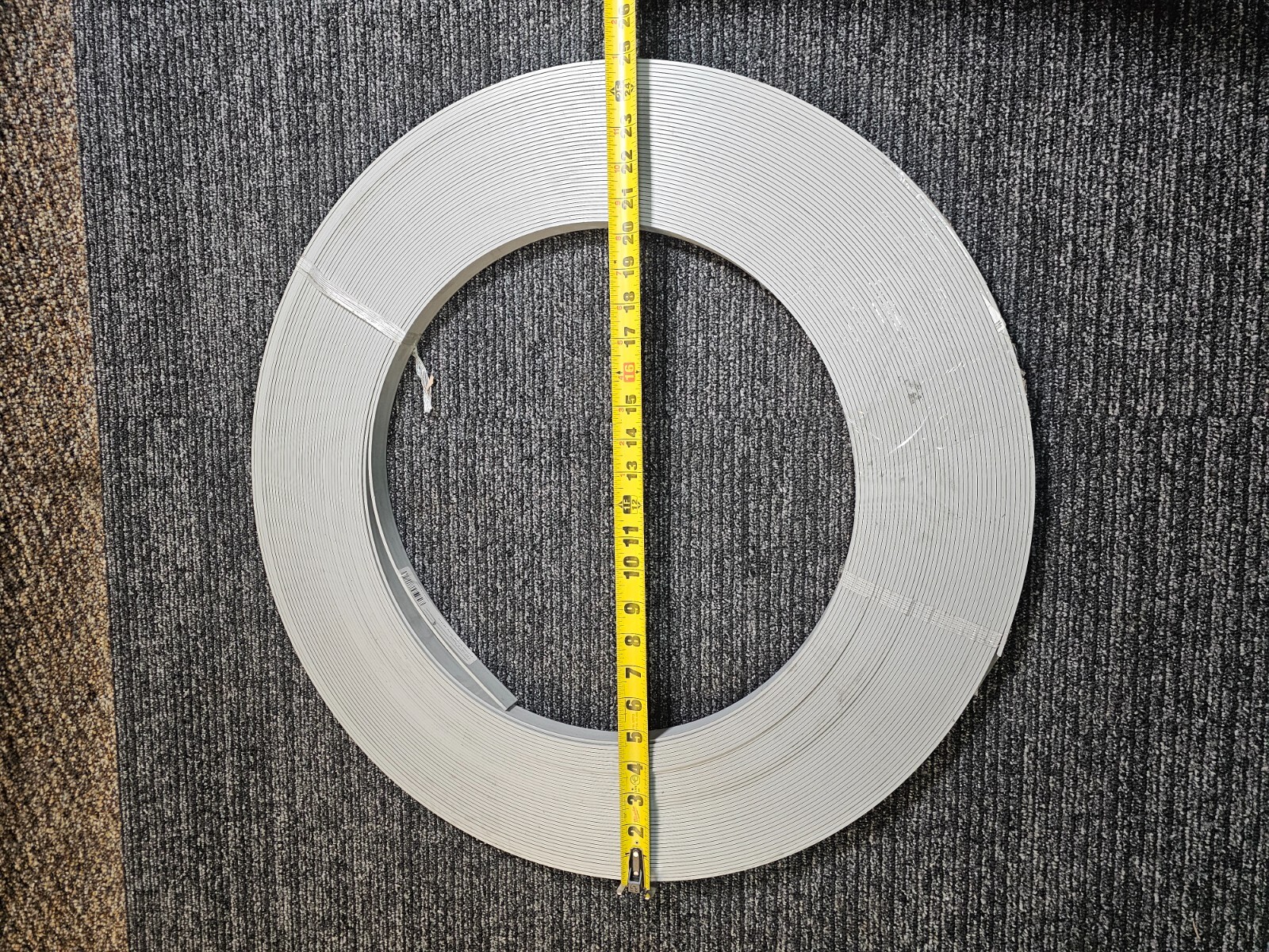 Silver Grey Matte 300′ x 15/16 Width x 3mm Thick EU765 PVC Edge Banding
