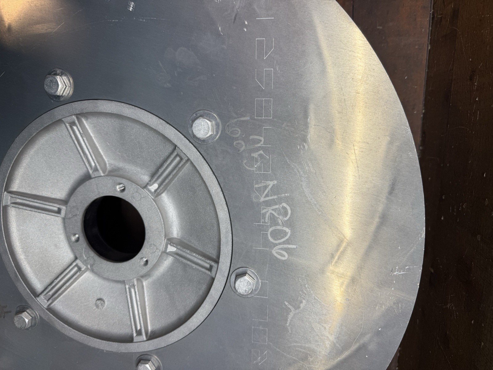 25” Greenheck Aluminum Backwards Inclined Blower Wheel New
