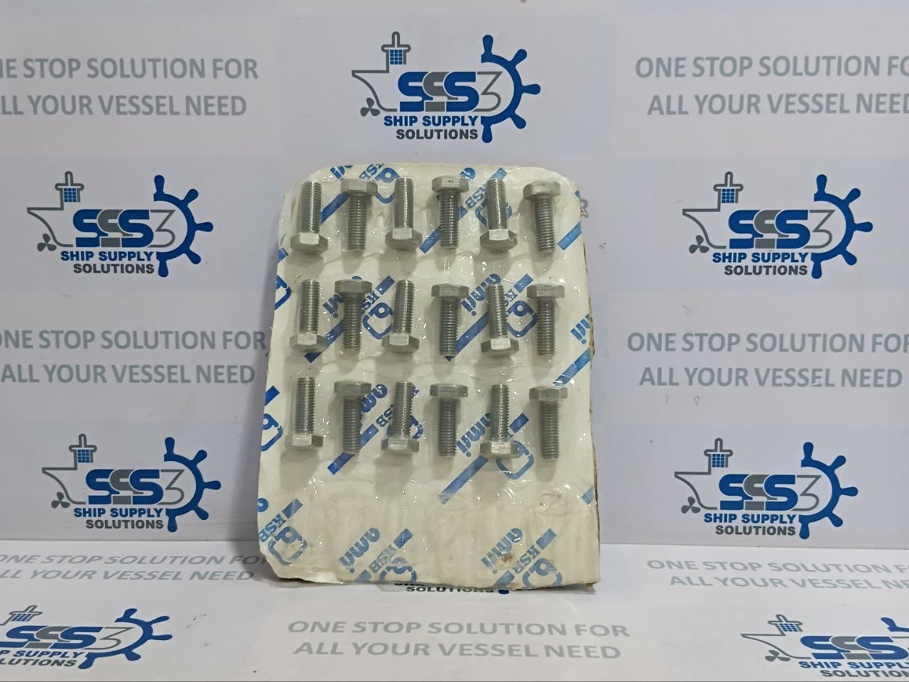 KSB Stainless Steel Hex Head Bolts M12 x 40mm Fully Threaded Marine Grade A2/A4