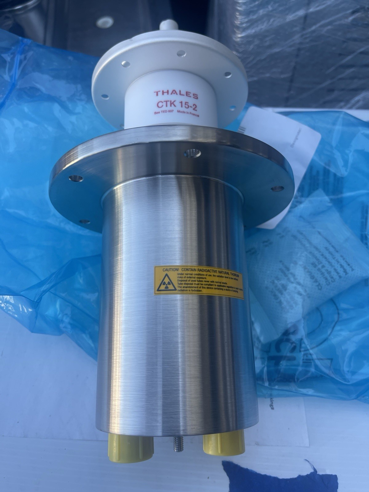 Thales CTK15-2 High Frequency Metal Ceramic Power Triode Tube