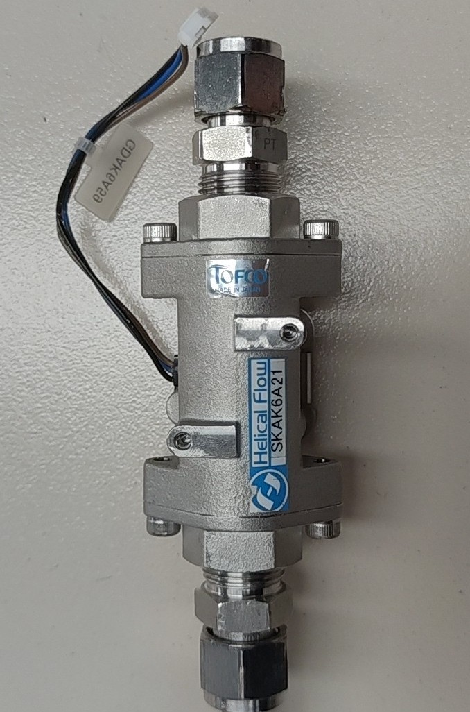 NEW TOFCO SKAK6A21 Industrial Liquid Mini Flow Vortex Flowmeter