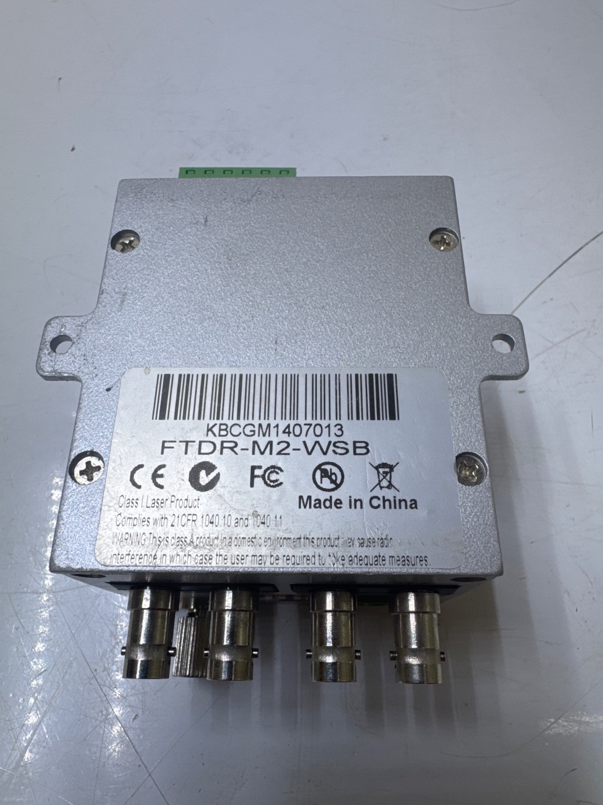 KBC FTDR-M2-WSB Multi-Drop Self-healing Ring Fiber Optic Modem (USED)