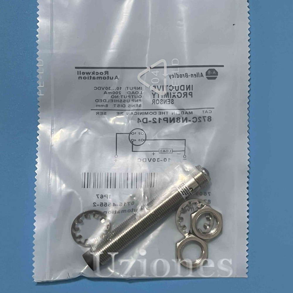 For Allen-Bradley 872C-N8NP12-D4 Inductive Proximity Sensor 872CN8NP12D4 10-30V