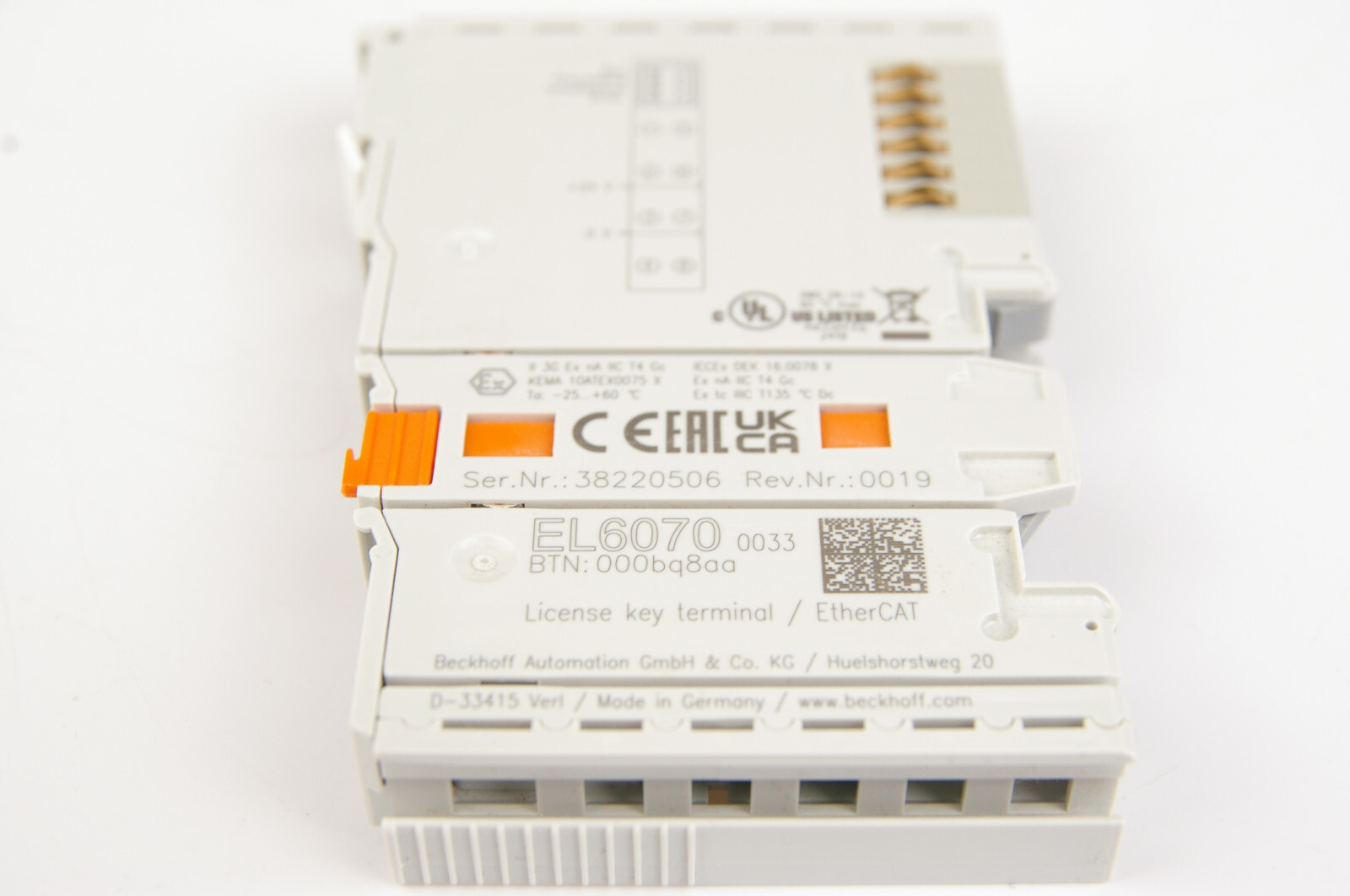 Beckhoff EL6070-0033 EL6070 Module