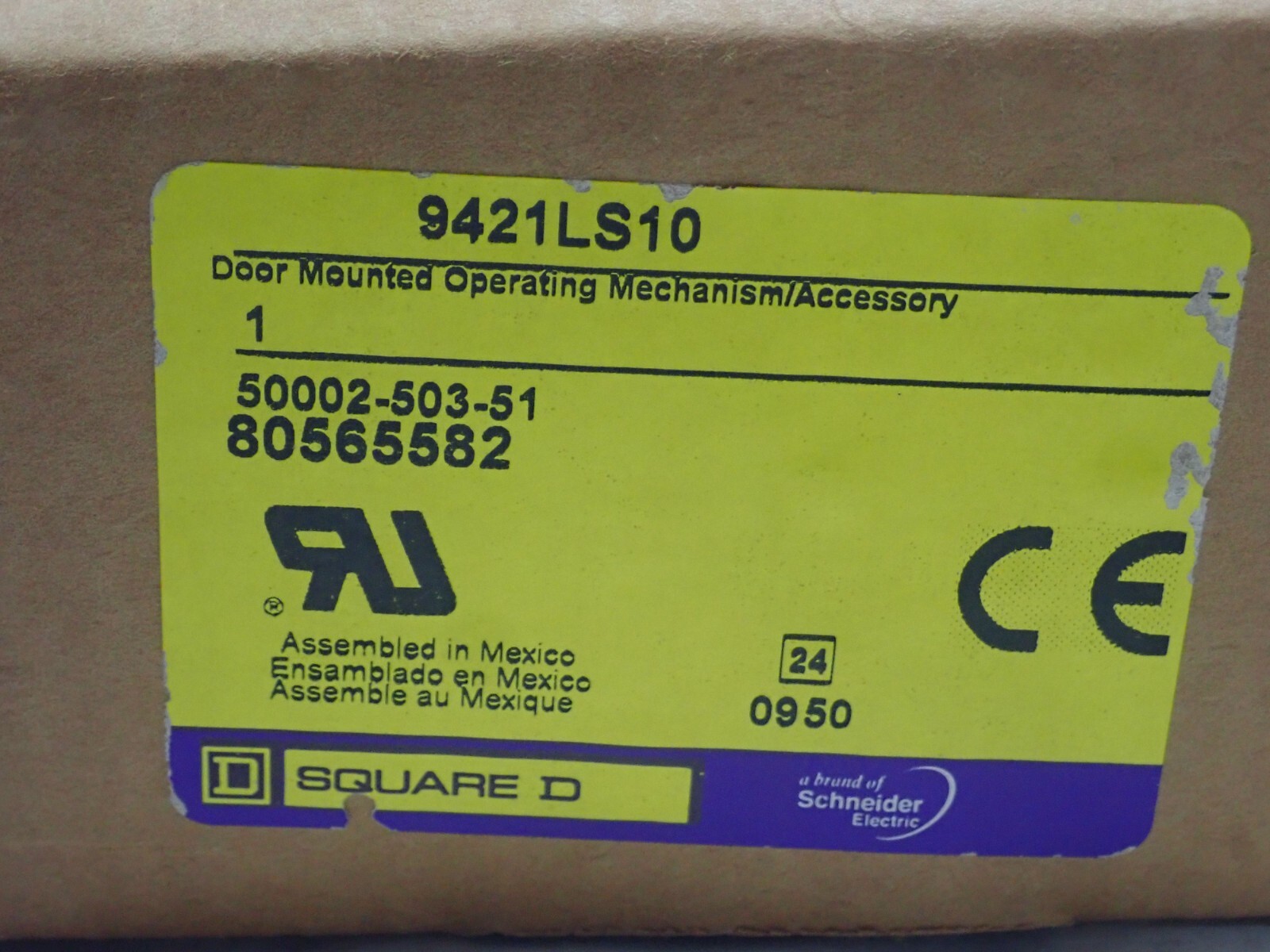 New Square D 9421LW4 PowerPact M & P Thru Door Mechanism 9421LHP8