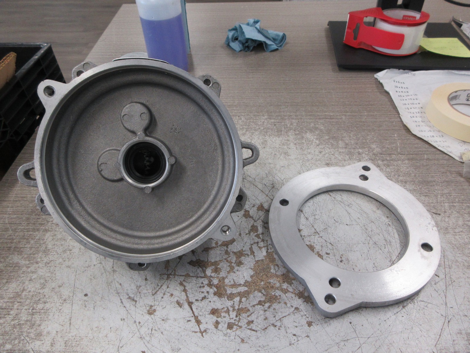 Toledo In-Line Gear Reducer M164-D7H Ratio: 3.20 539.2RPM New Surplus