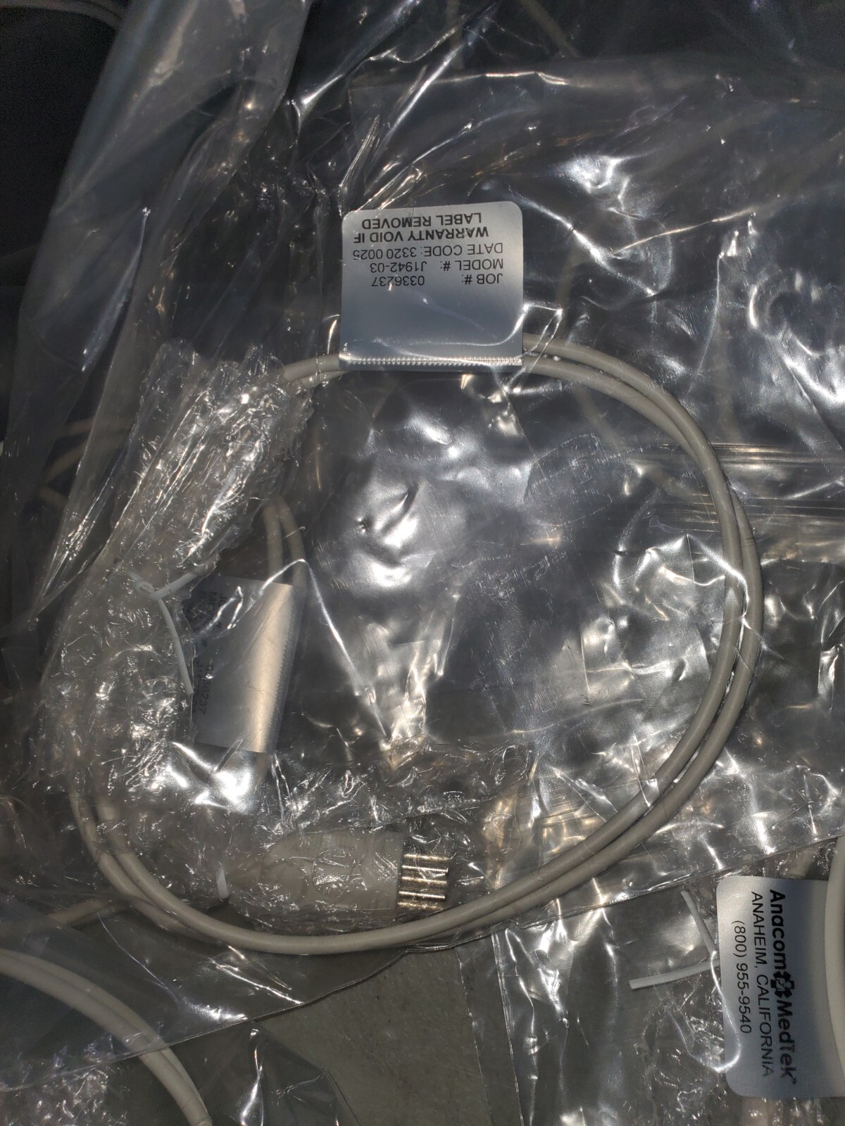 Lot of 10 J1942-03 TV JUMPER CABLES, 6 PIN ZENITH PLUG TO 3.5MM PLUG – NEW