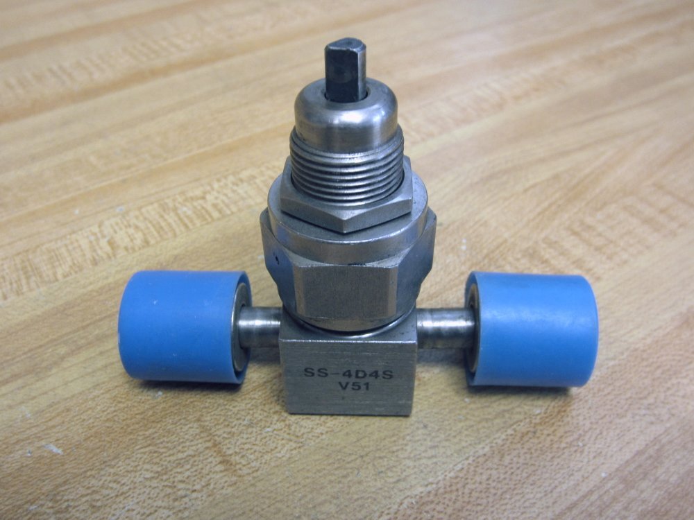 Nupro SS-4D4S V51 Gas Shut-Off Valve SS4D4SV51 Valve Only