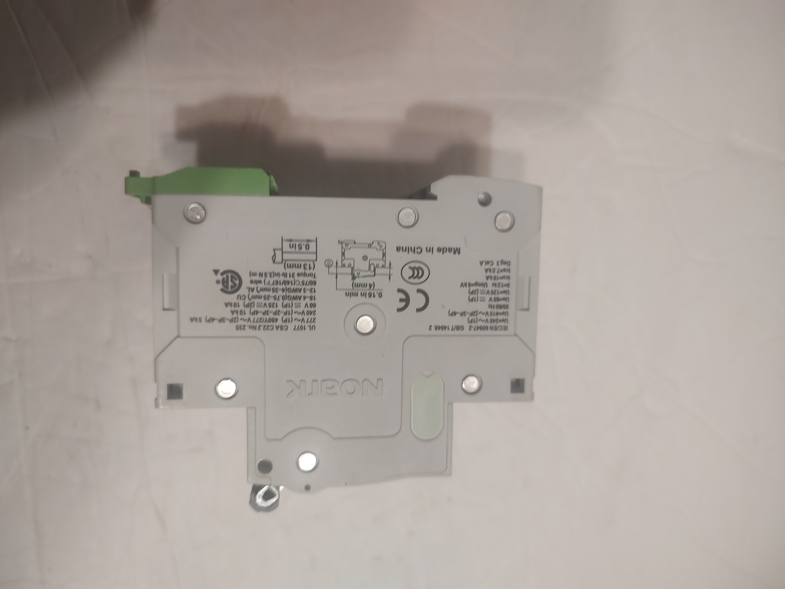 New Noark Supplementary Protectors, B1E3D2 480Y/277V 50/60Hz UL 1077 C AED2