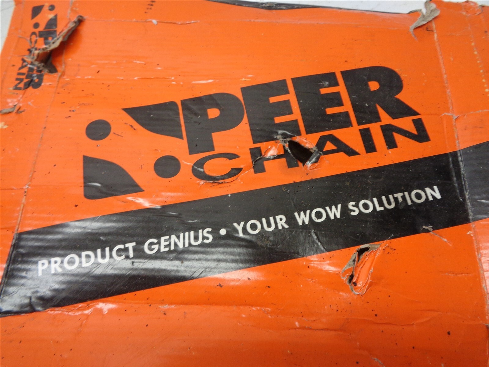 Peer Roller Chain C2060H, 10′ Length, 1.50″ Pitch, 1 Strand, Rivets 80 Links