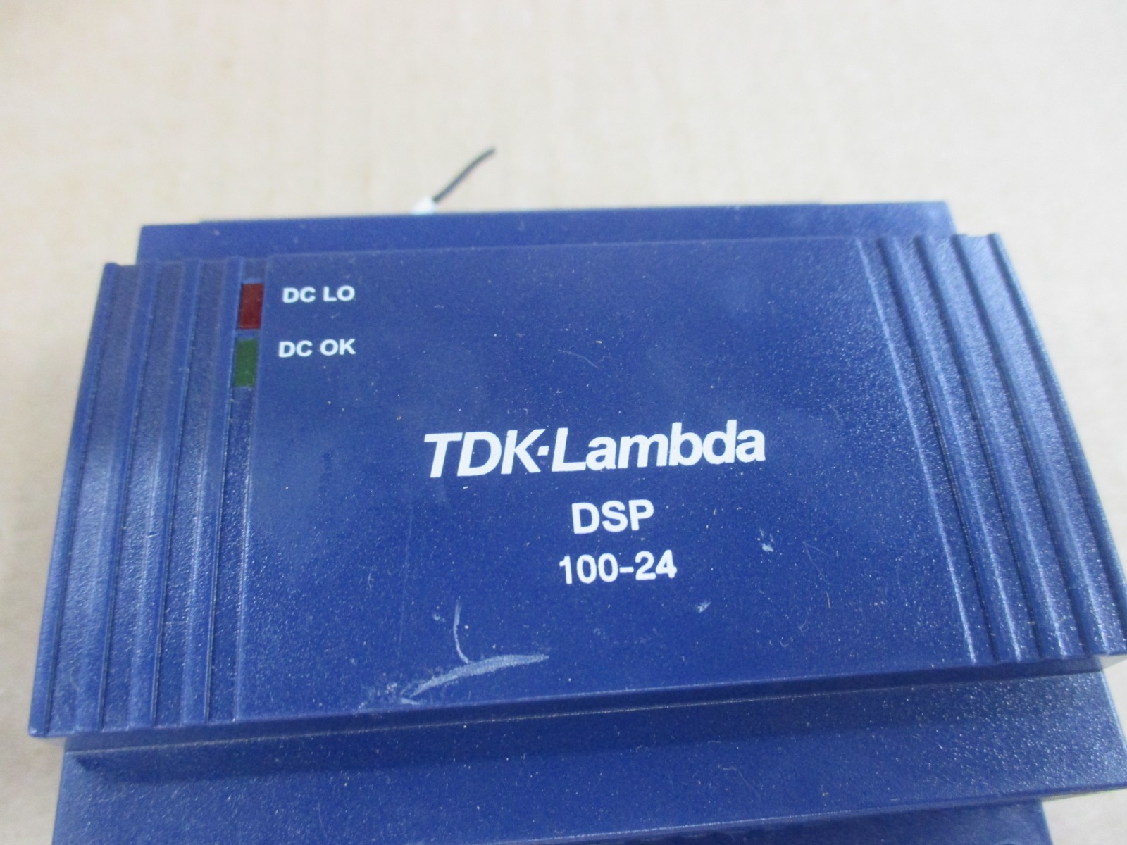 DSP 100-24 TDK-LAMBDA POWER SUPPLY INPUT 100 – 240 VAC OUTPUT 24VDC 100W USED