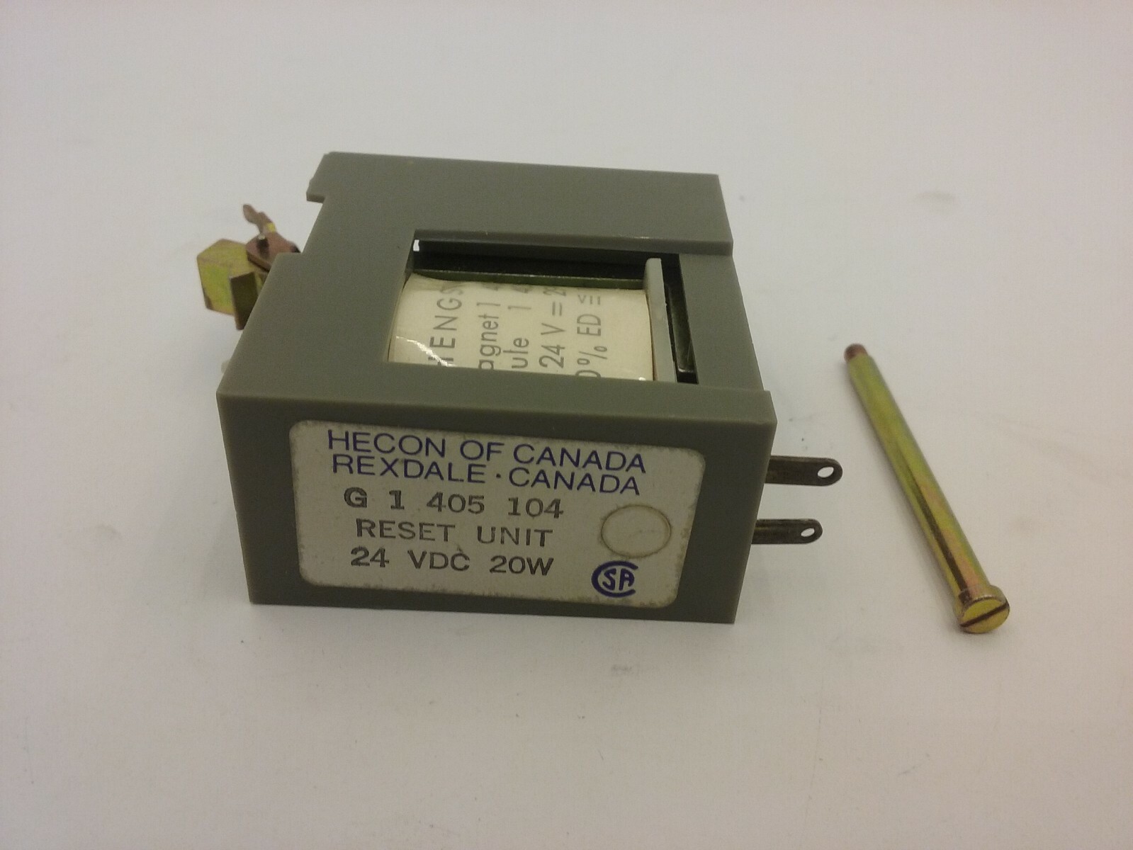 HECON G1-405-104 RELAY COIL 24VDC 29 OHMS NIB