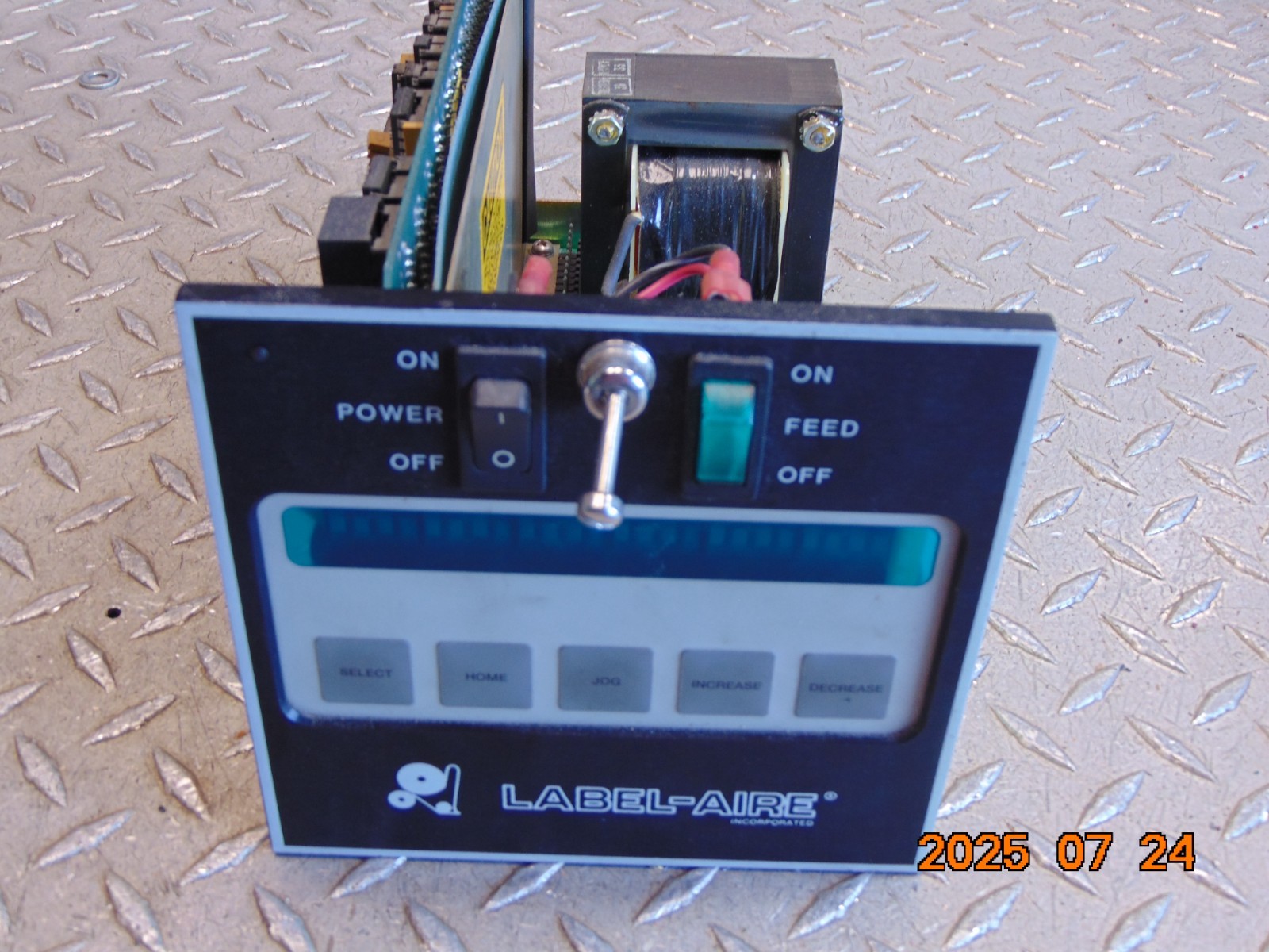 LABEL-AIRE 7465660 CIRCUIT BOARD 7465554 7465672 5-BUTTON CONTROL PANEL