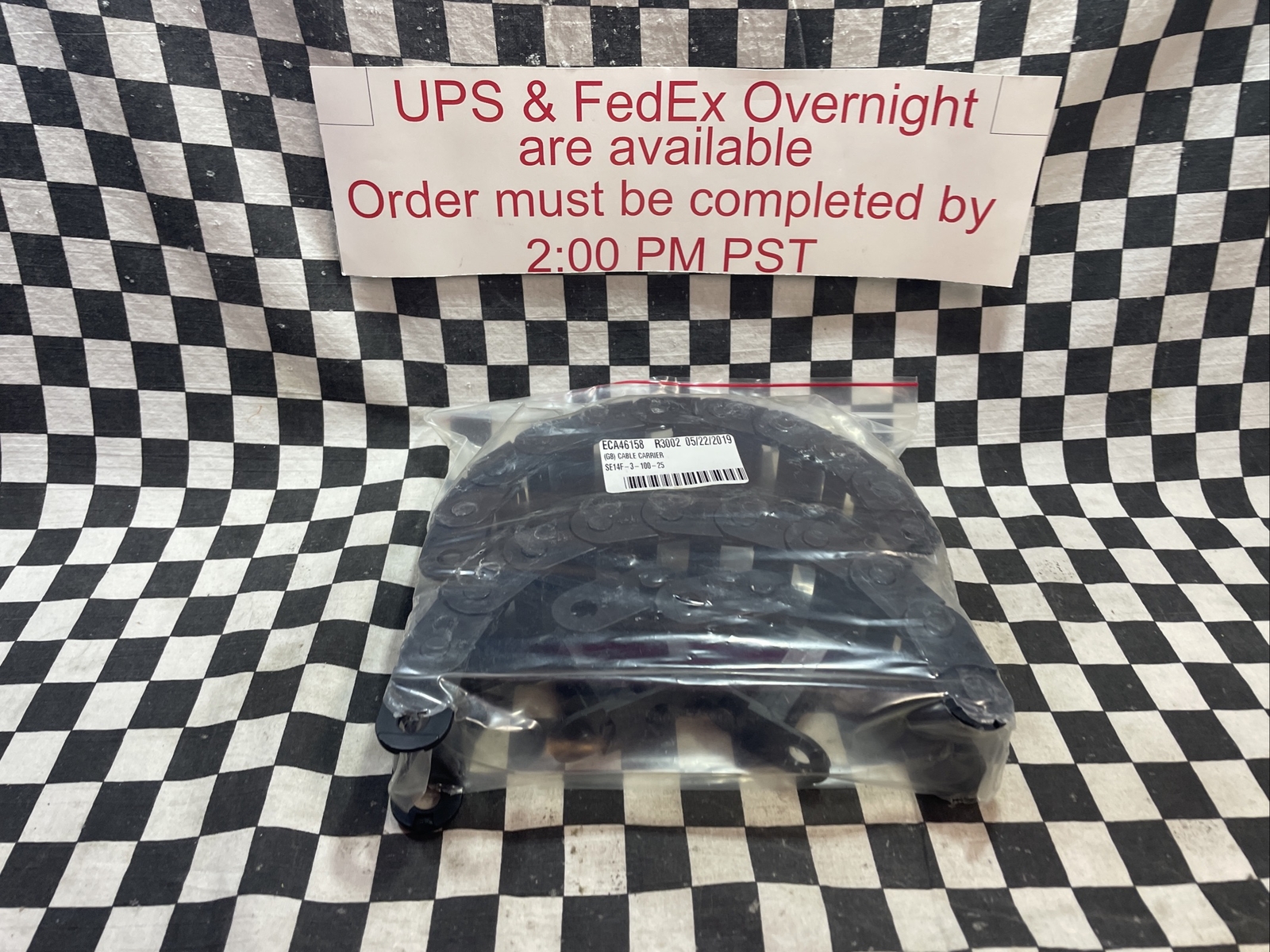 Cable Carriers-Slit Type SE14F-3-100-25, SE14F310025, SHIPSAMEDAY