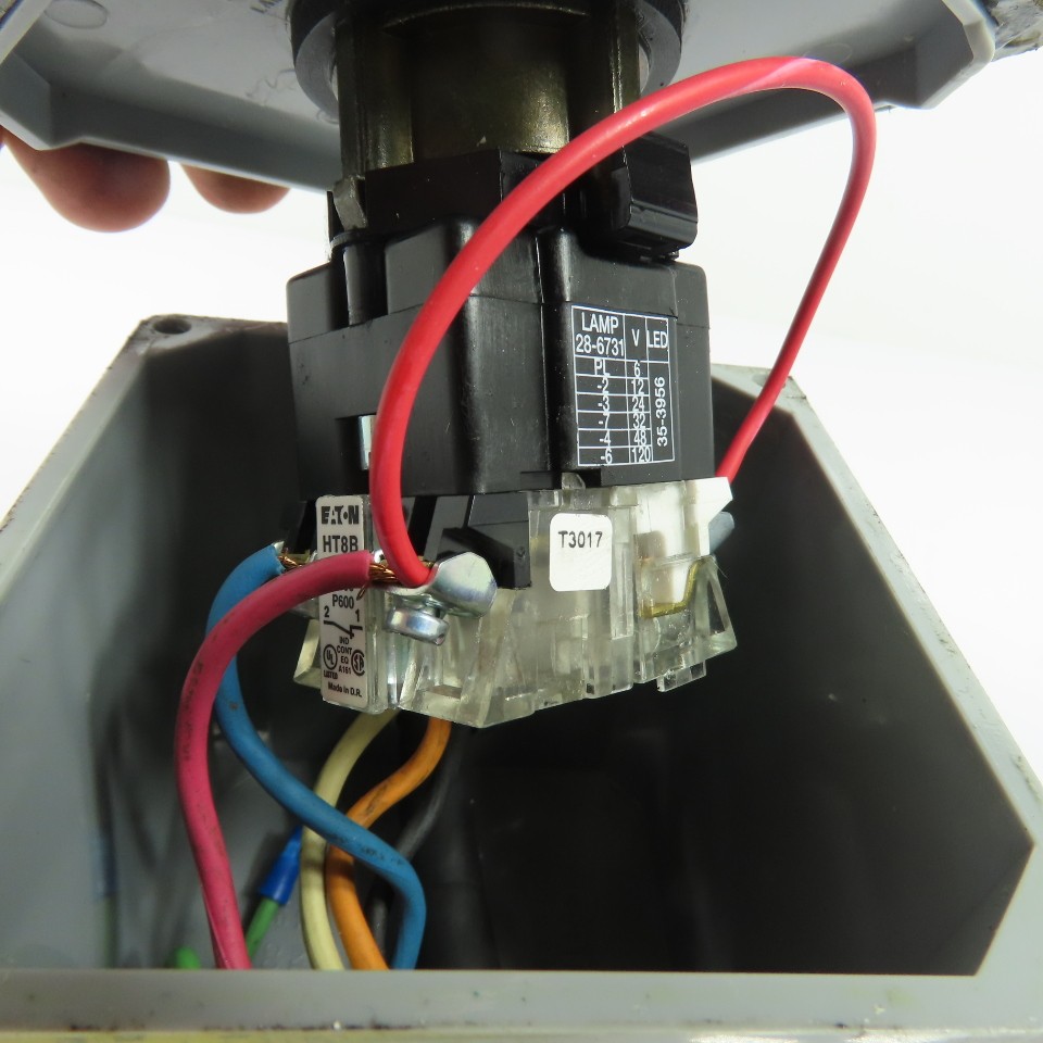 Red Pushbutton Control Station Enclosure 4″ x 4″ x 4″