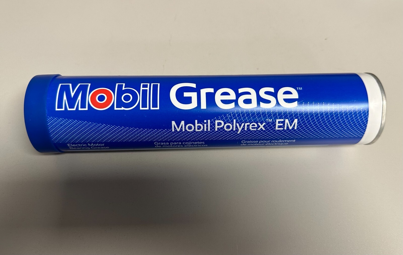 Mobil Polyrex EM ELECTRIC MOTOR GREASE Bearing Blue 13.7 OZ