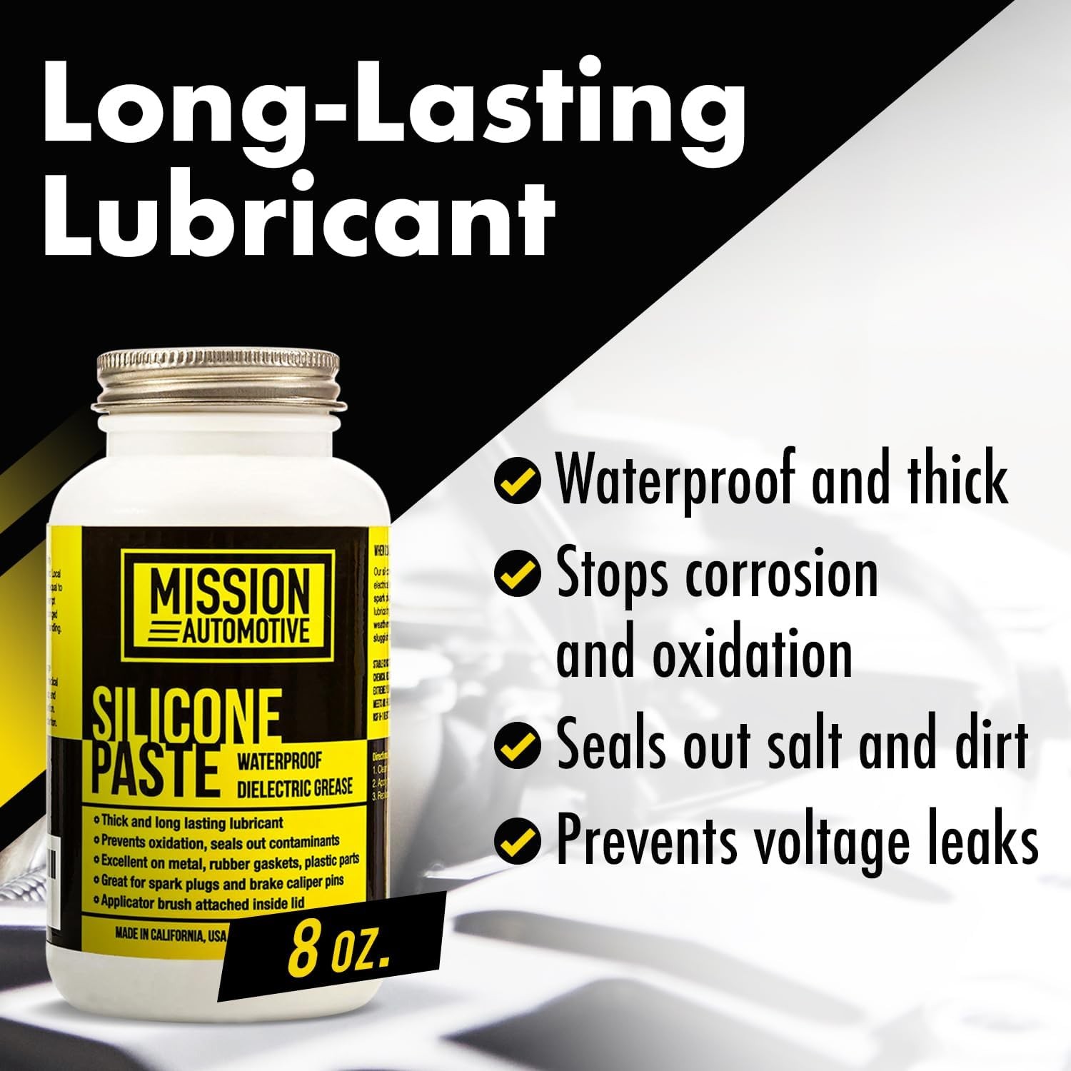 Mission Automotive Silicone Dielectric Grease Paste – 8 Oz 8 ounces