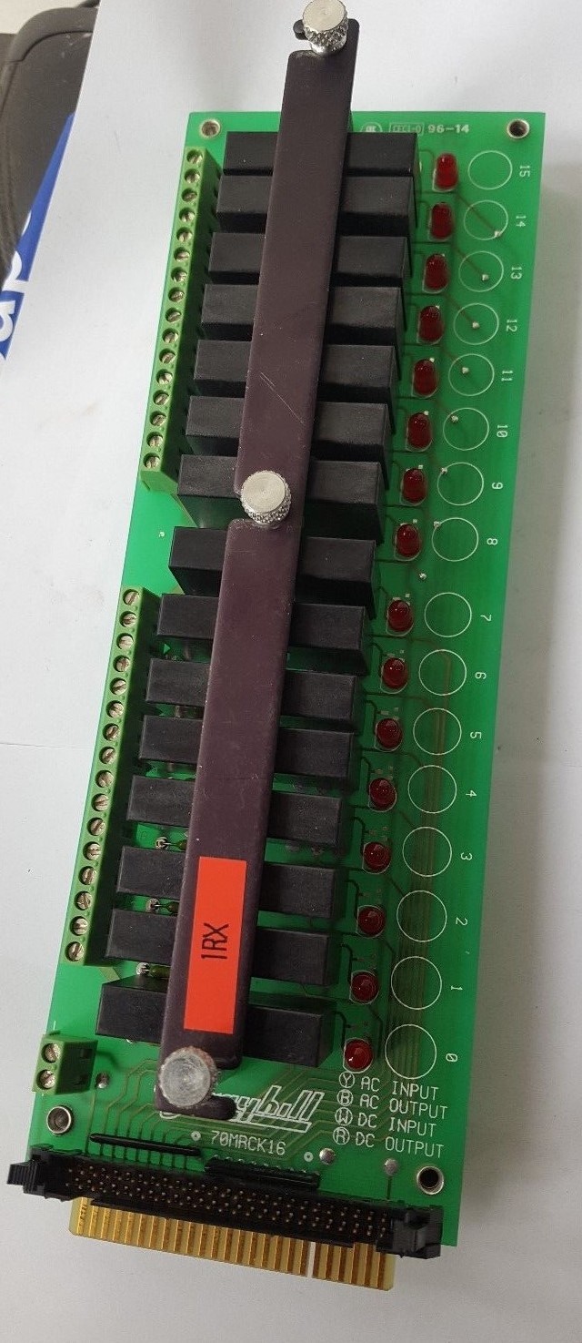 GRAYHILL 70MRCK16 I/O MODULE RACK 16-CHANNEL W/ (X15) GRAYHILL 70S2-01-A-03-V