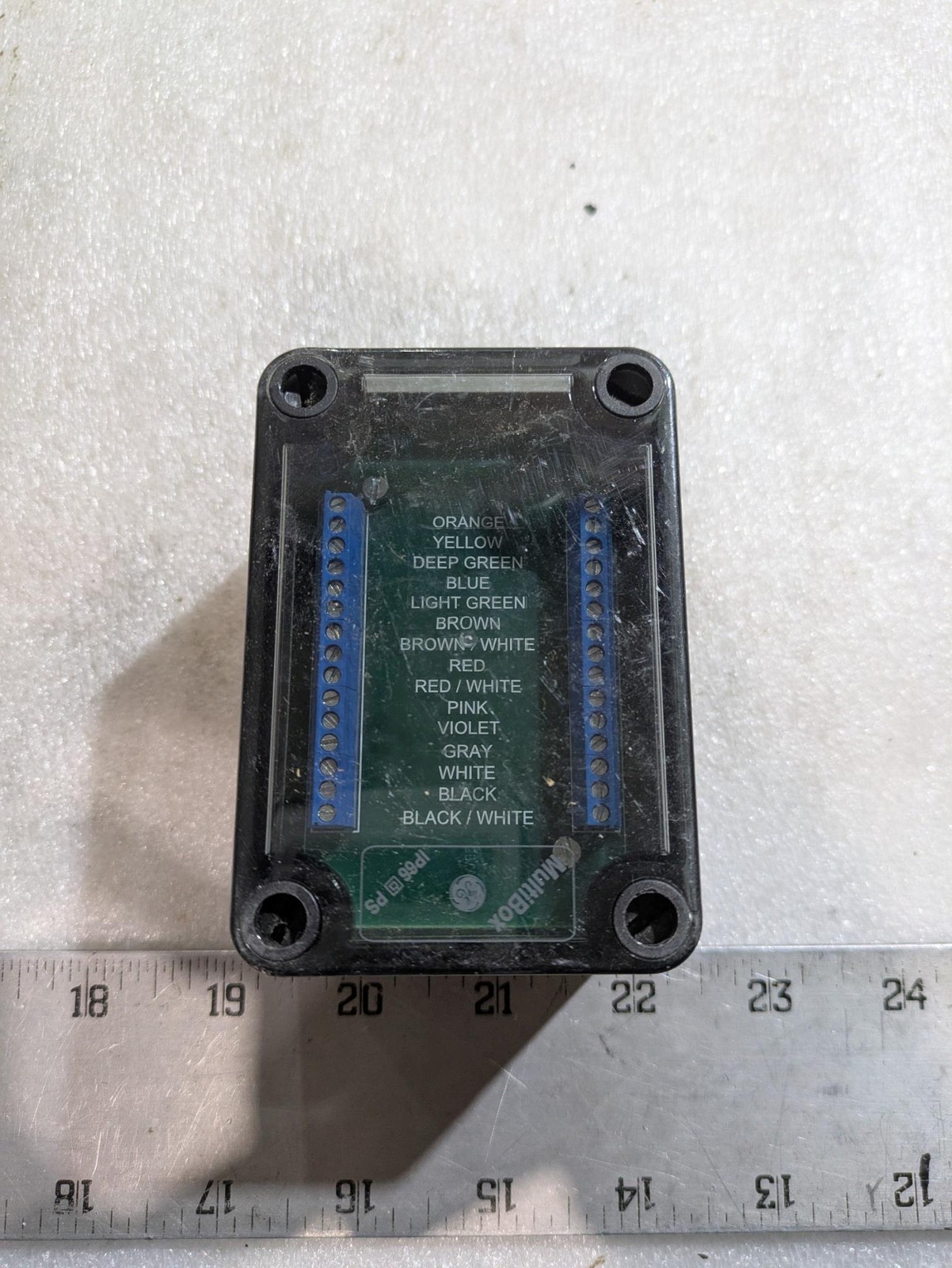 GE Multibox M16/20 Multipurpose Enclosure Box Metric Knock-Out Industrial
