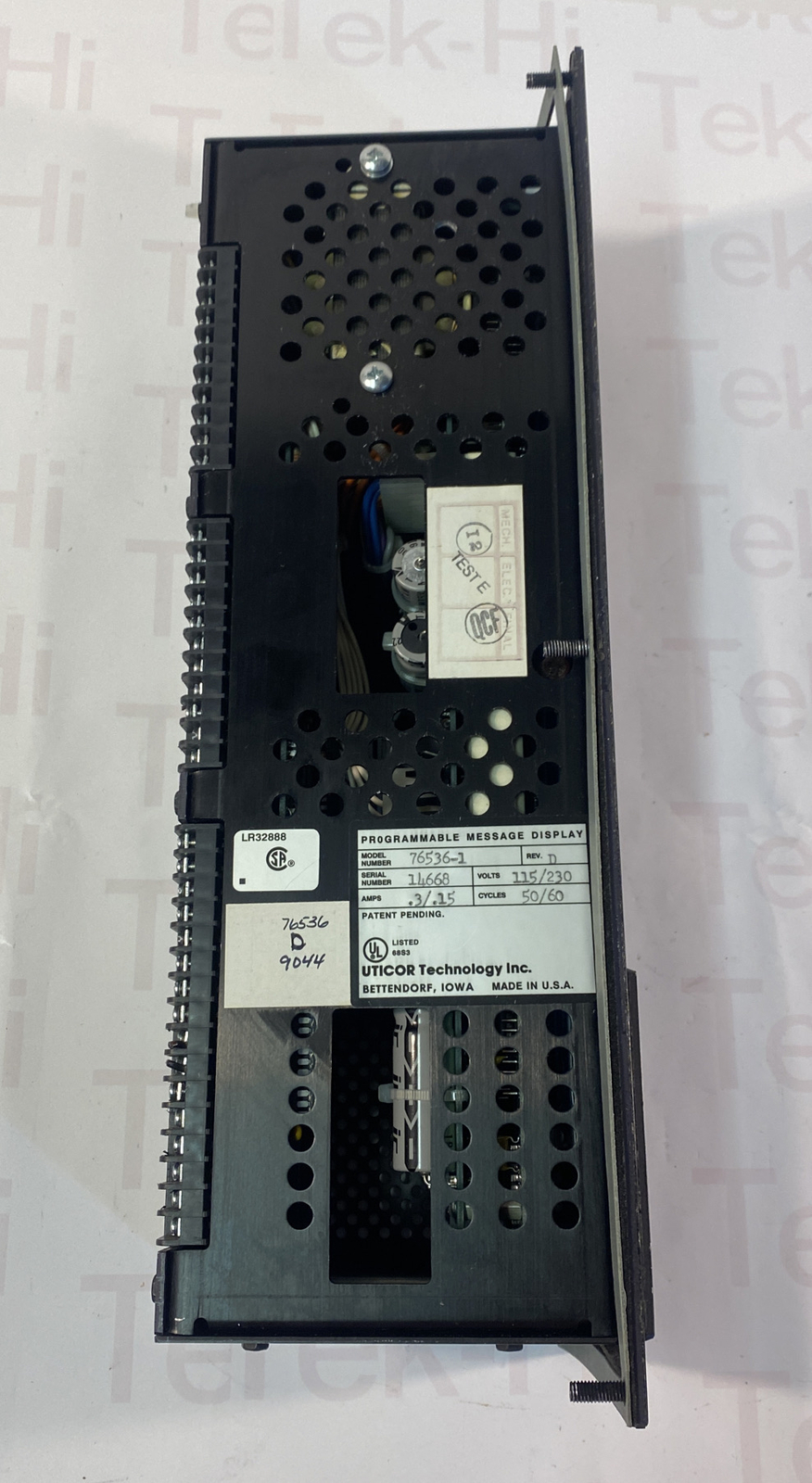 UTICOR TECHNOLOGY 76536-1 MESSAGE DISPLAY 765361 OVERNIGHT SHIPPING