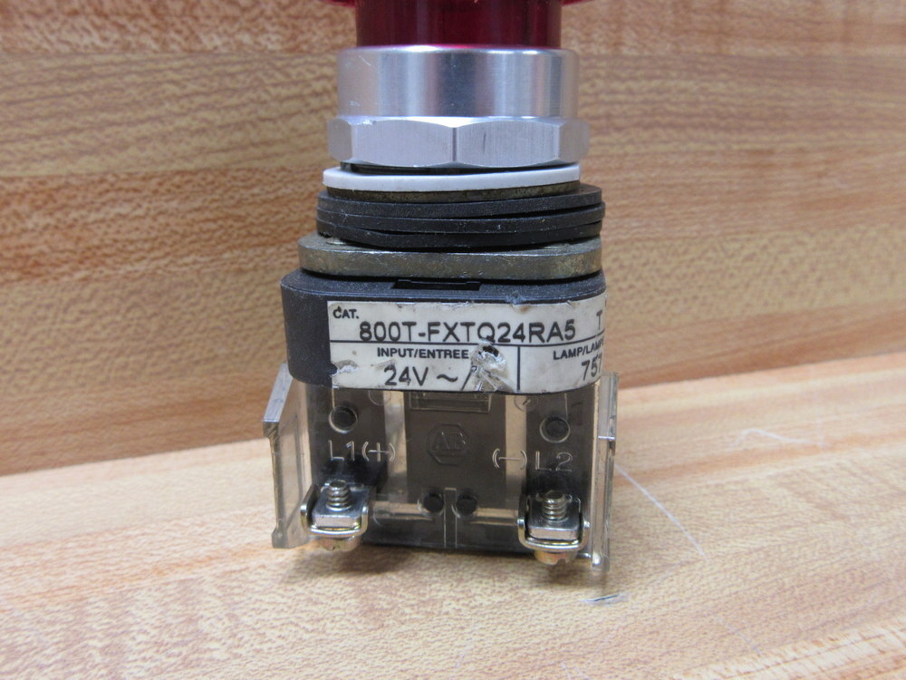 Allen Bradley 800T-FXTQ24RA5 Push Button W/800T-XD4, Blank