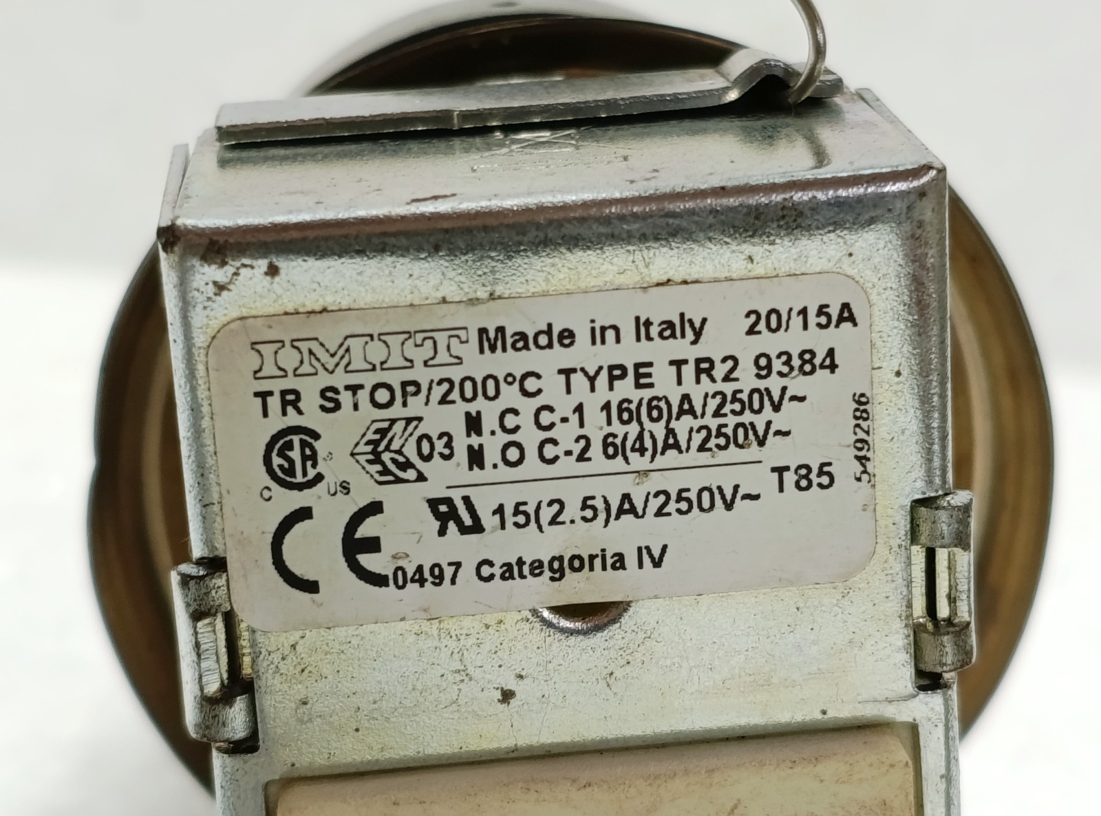 IMIT TR2 9384 Capillary Thermostat 0-200C 20/15A