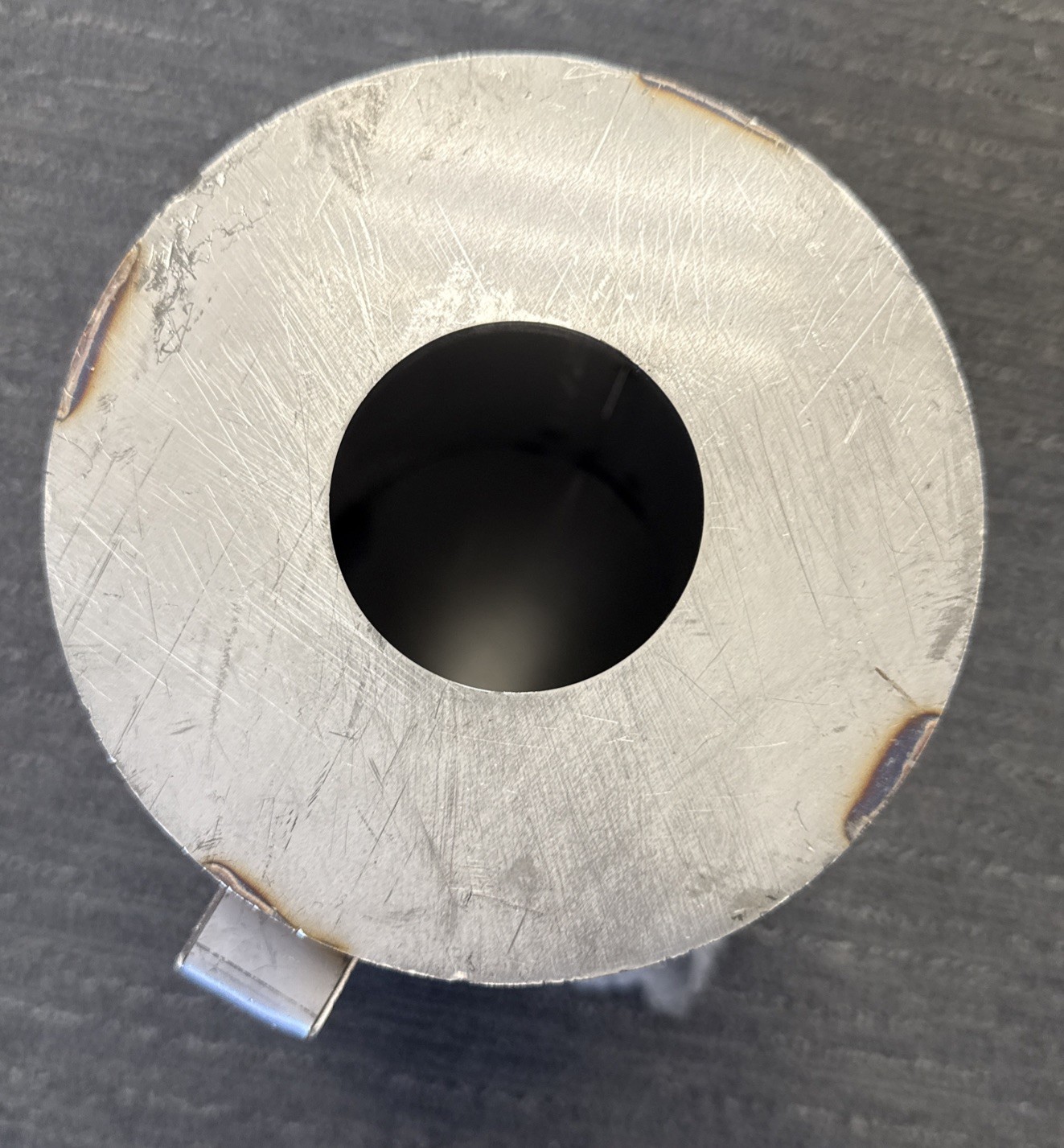 Calpipe ESR050 Bollard Embedment Sleeve, Stainless Steel, 6 in O.D., 5 in I.D.