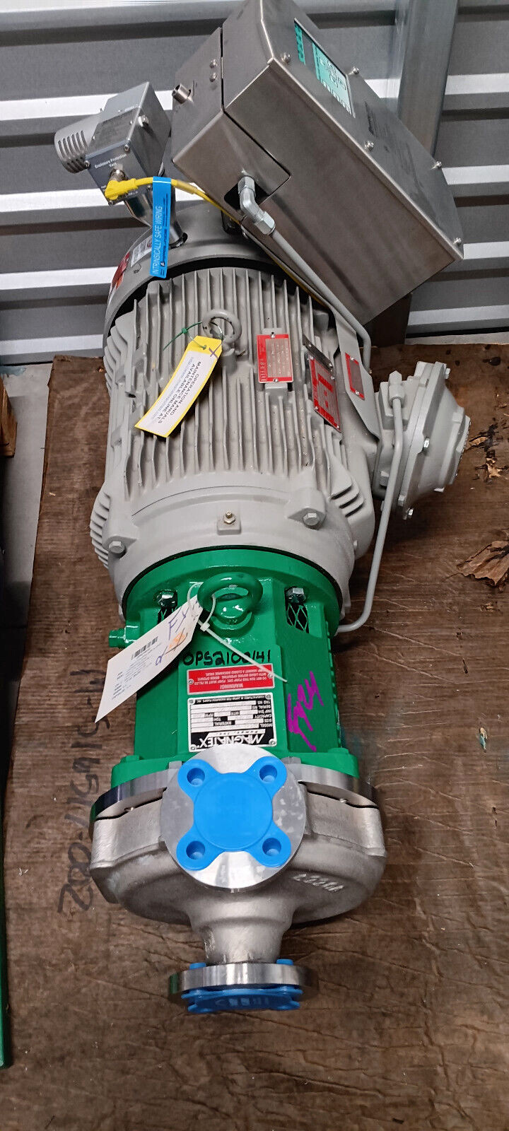 NEW MAGNATEX MPL42-V65N-250TC-HC MagDrive Sealess PUMP ASSEMBY 15HP!!!