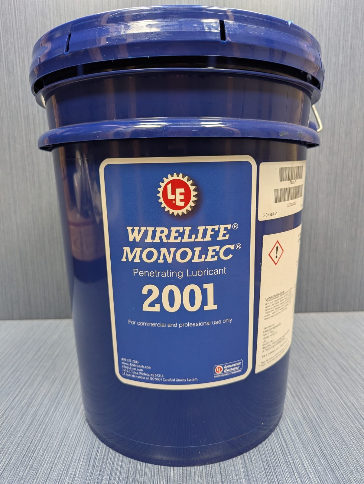 Wirelife Monolec Penetrating Lubricant 2001 5 Gallon Pail