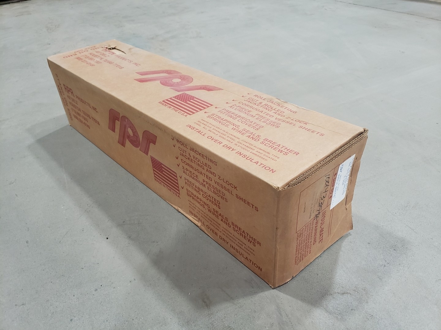 SURPLUS NEW Insul-Mate T-304 0.10″ x 36″ x 50′ Stainless Steel Embossed Roll w/