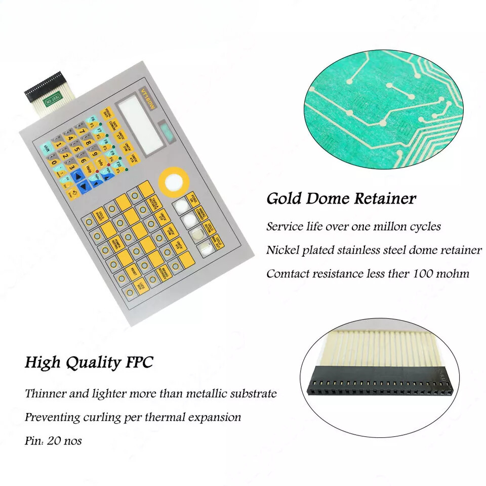 1PC NEW Membrane Keypad fit for ESA VT160W VT160W00000 Button Film