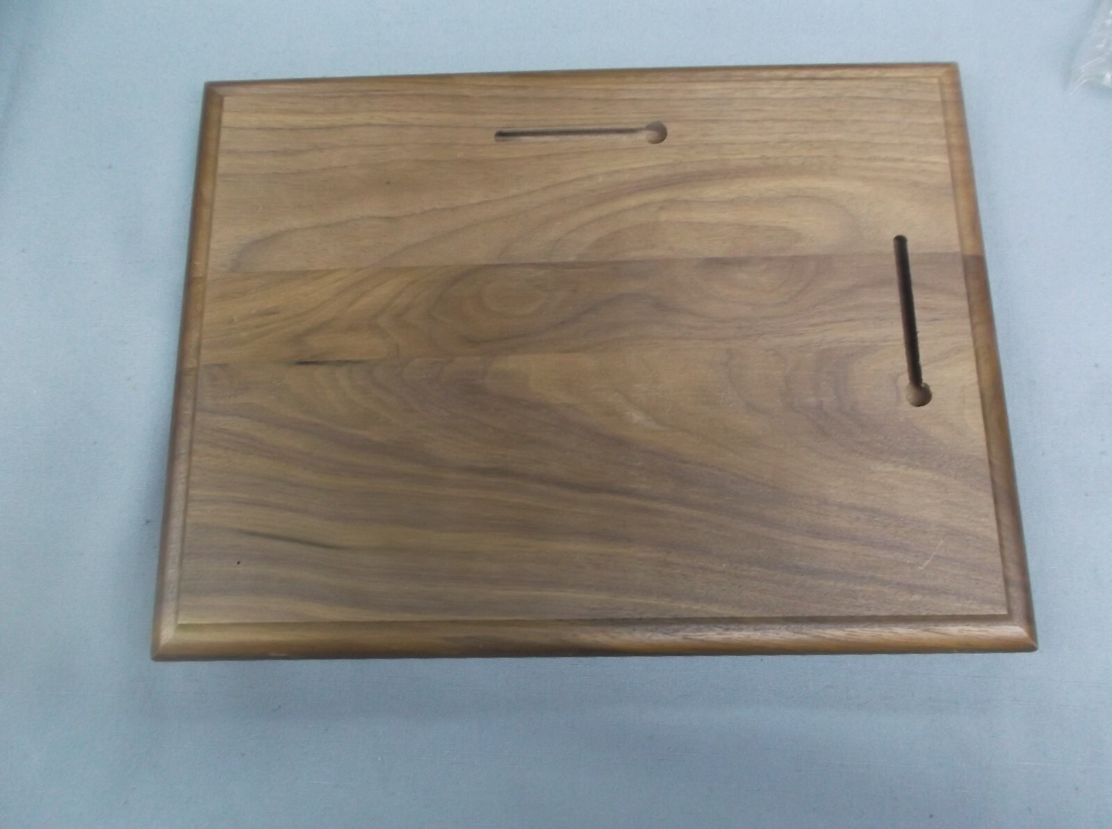 9 x 12 plaque solid walnut landscape book black brass plate trophy parts