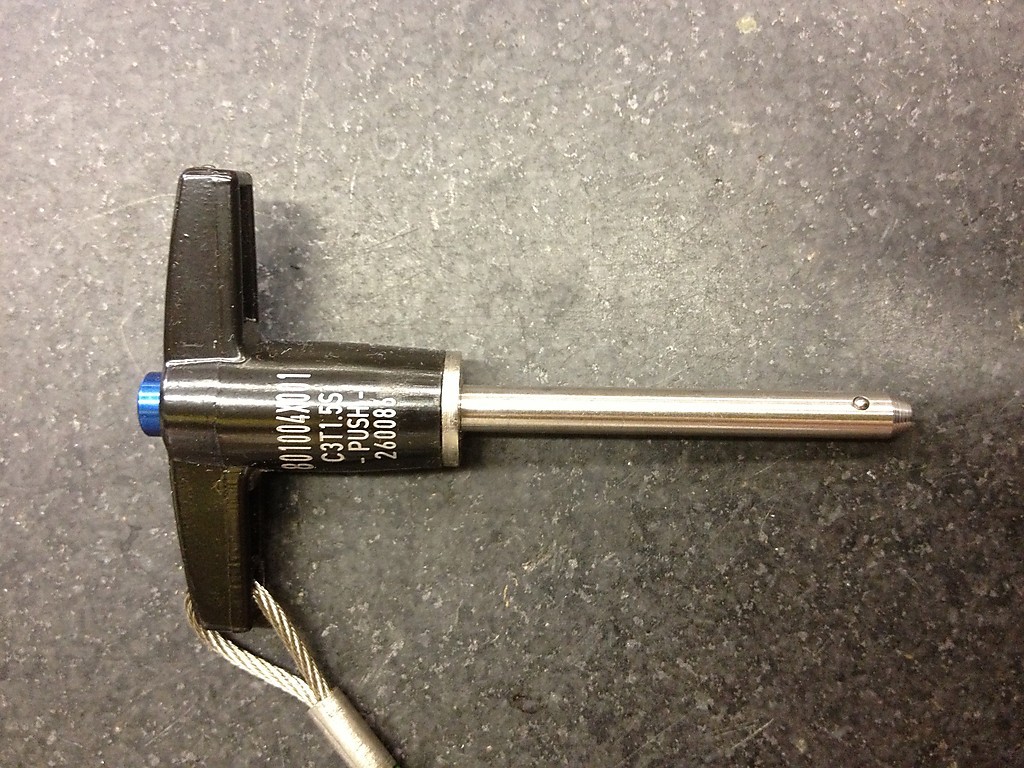 10 JERGENS 801004 SS T Handle Kwik Lok Loc Pin 3/16″ x 1.5″ Quick Lock