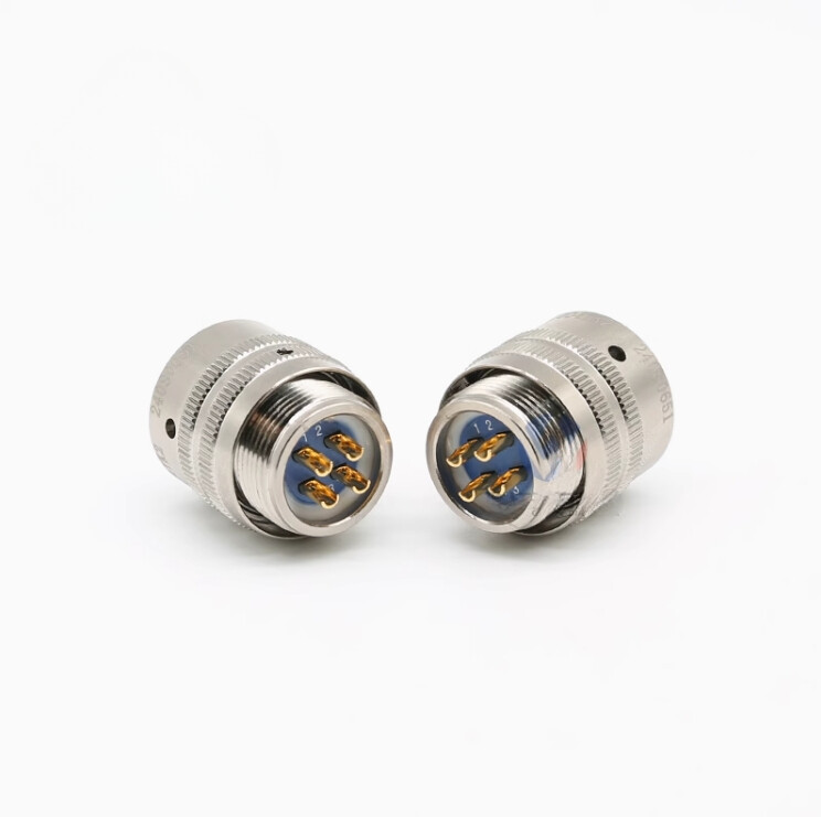 1PCS NEW FIT FOR 4-core aviation plug socket connector Y50X-1004TK2
