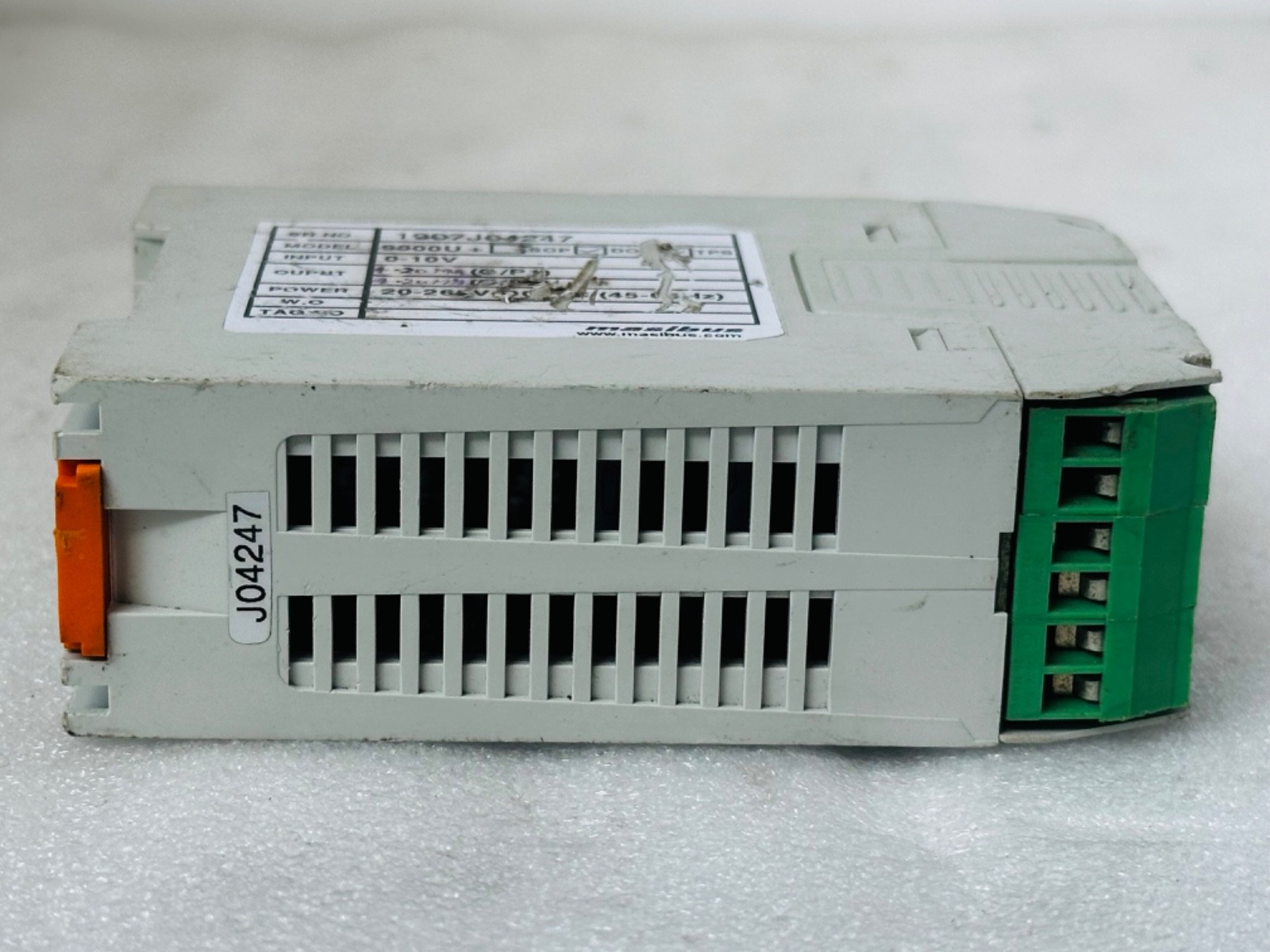 MASIBUS 9000U+ Dual Output Signal Isolator 0-10V 4-20mA USED