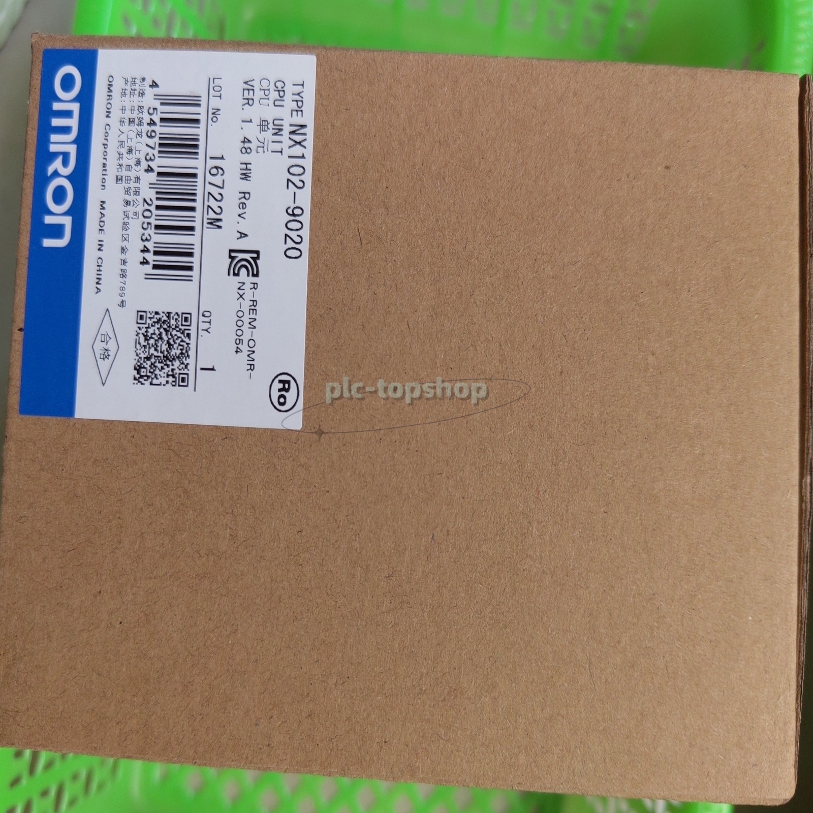 1 PCS NEW IN BOX OMRON NX102-9020 CPU Unit PLC