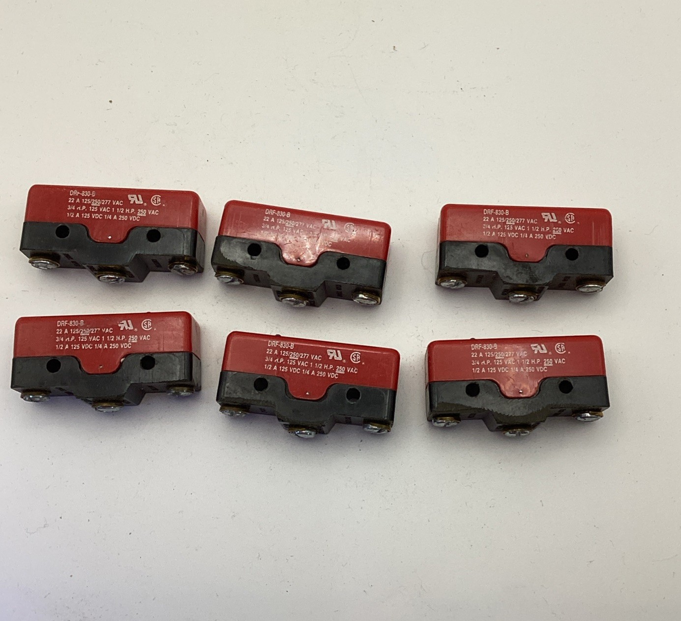 Lot Of 6 MICRO SWITCH DRF-830-B
