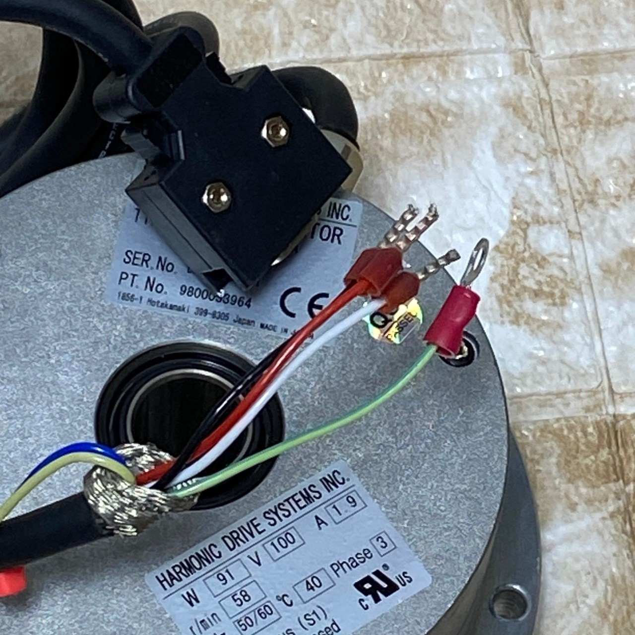 HARMONIC Drive FHA-17C-50-E250-A Servo Motor as in photos SN:57001, Tested, LAST