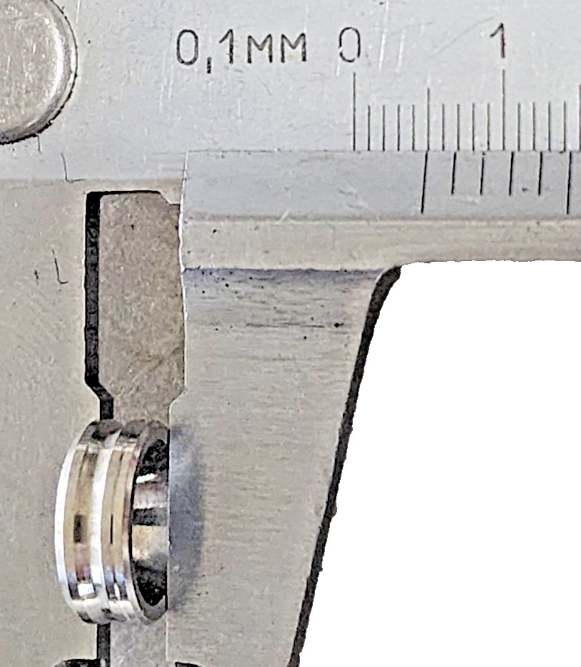 (100) Parts# NA316-3, REV. X4, 316 SS Replacement Part: OD13.5mm x ID8mm X W5mm