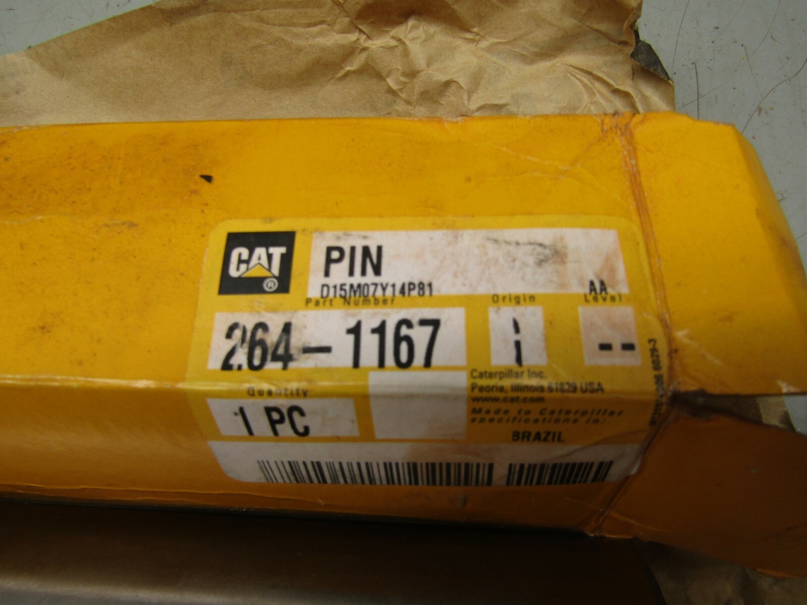 Caterpillar 264-1167 Pin
