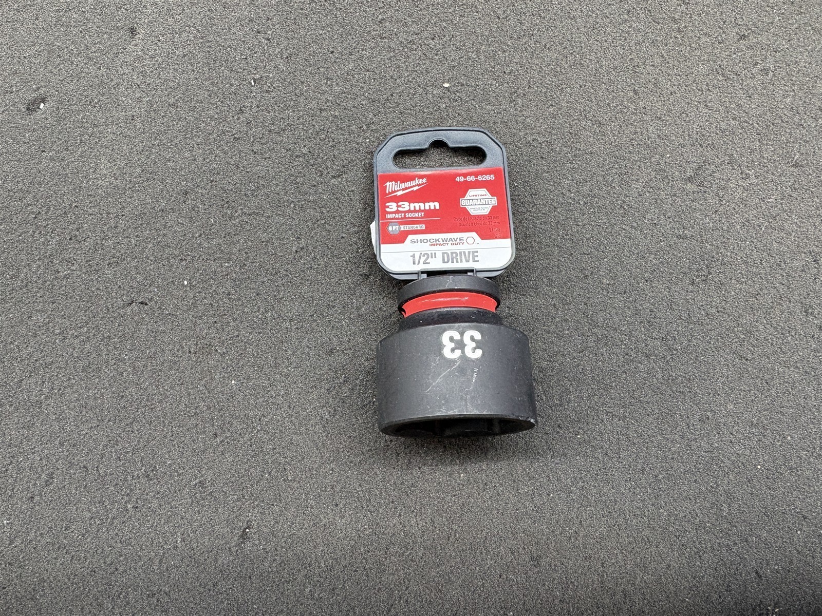 SET OF 2 MILWAUKEE 3/4” DR STD REF: 49-66-6356 – 1/2” DR STD REF: 49-66-6265