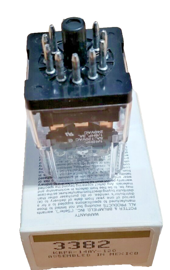 Potter & Brumfield KRPA-14AY-120 / KRPA14AY120 Relay (New in Box)