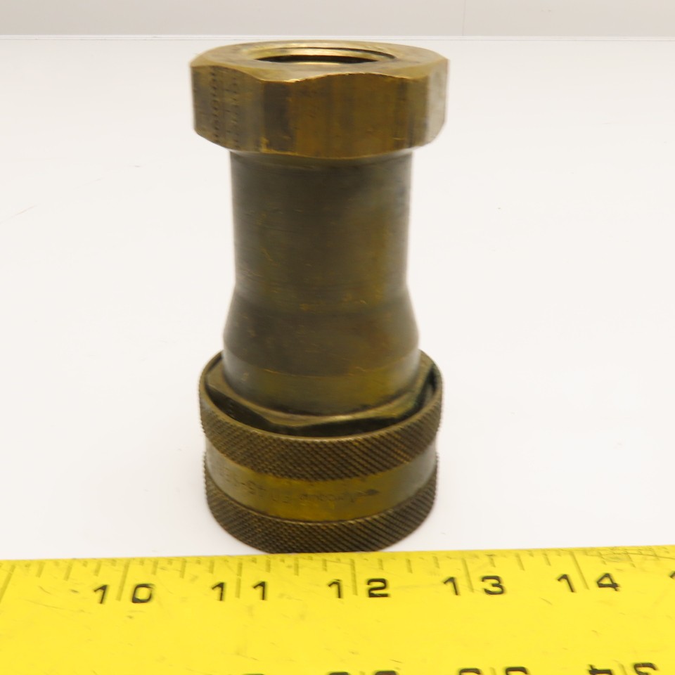 Aeroquip FD45-1088-16-16 1″ NPT Brass Quick Disconnect Hydraulic Coupling Socket