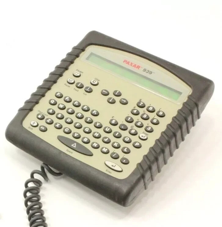 Paxar 939 Data Keyboard for Monarch Printer M00939 Working