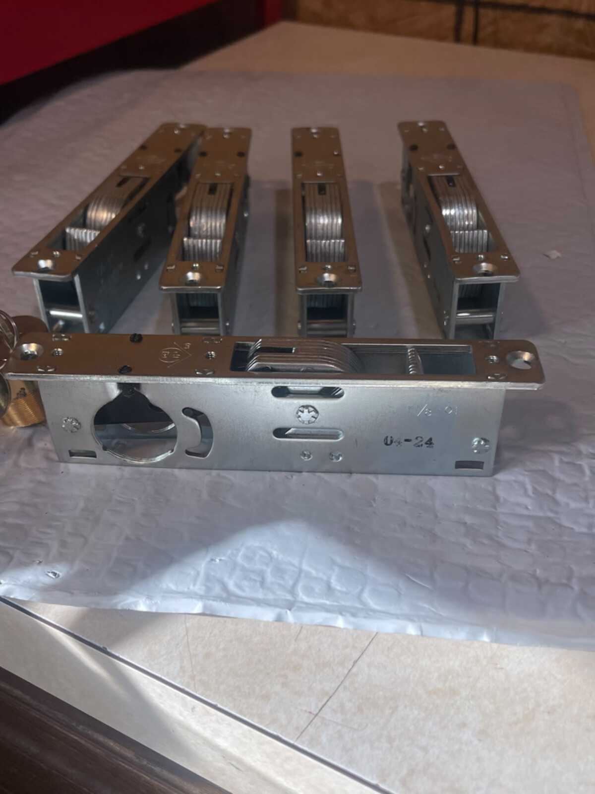5 NEW Adams Rite 1753A-350-99 — 1-1/8 – 02 “E” Dead Lock 227899 (S4)